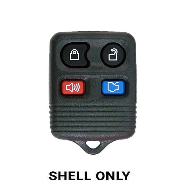 Keyless Factory 1998-2014 Ford / 4-Button Keyless Entry Remote Shell / PN: 8S4T-15K601-AB / CWTWB1U3 ORS-FRD-010 - main
